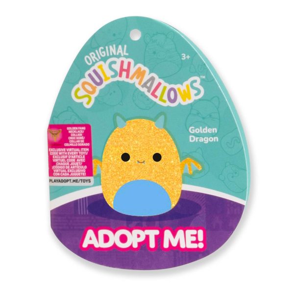 SQAM00013_-_Adopt_Me_-_Medium_Plush-8in_Squishmallow-Golden_Dragon-DTC-OP-TAG-lpr