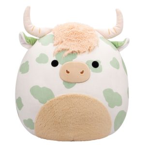 20-Inch Celestino the Sage Green Spotted Highland Cow - 20"
