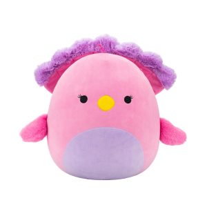 14-Inch Sweetpea the Pink and Purple Peacock - 14"